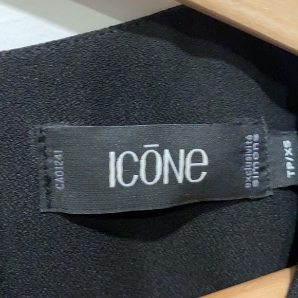 Simons ICONE black dress - Picture 3 of 6